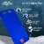 Flexible Flyer Flying Carpet Lightweight Roll Up Plastic Winter Snow Sled, Blue Perspective: back
