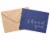 American Greetings Navy Blue Thank You Cards with Kraft-Style Envelopes Perspective: back