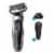 Braun Series 7 7020s Flex Electric Razor for Men with Precision Trimmer - Silver Perspective: back