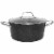 Starfrit Usa Inc Casserole 6 qt. With Glass Lid Stainless Steel & Handle Perspective: back