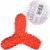 Ruffin' It Spiky Squeak Dog Toy - Assorted Perspective: back