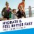 Pedialyte® Fast Hydration Cherry Frost Electrolyte Solution Perspective: back