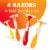 BIC® Soleil® Women's Disposable Razors Perspective: back
