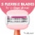 BIC® Soleil® Glide™ Women's Disposable Razors Perspective: back
