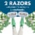 BIC® Soleil Escape™ Women's Razors Perspective: back