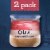 Oui by Yoplait Creme Fraiche Cherry Cheesecake Layered Dessert Glass Jars Perspective: back
