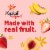 Yoplait Original Low Fat Strawberry and Harvest Peach Yogurt Cups Perspective: back