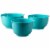 Hutzler Melamine Bowl Set 3 Pack - Turquiose Perspective: back