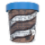 Blue Bunny Soft Chocolate Cookies and Cream Frozen Dessert Perspective: back