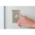 Amerelle® Toggle Brushed Nickel Light Switch Cover Perspective: back