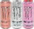 Monster® Zero Sugar Ultra Energy Drink Variety Pack Cans Perspective: back