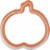 Wilton Comfort-Grip Jolly Pumpkin Cookie Cutter Perspective: back