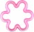 Wilton Easter Cookie Cutter Grippy Flower Perspective: back