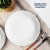 Corelle® Impressions Embossed Black Faenza Dinner Plate Perspective: back