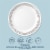 Corelle® Laminated Glass Dinner Plate - Brushed Silver Perspective: back