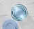 Pyrex Simply Store Collection Round Blue Glass Storage Containers Perspective: back