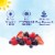 DOLE® Mixed Berries Pre-Portioned Frozen Fruit Bags Perspective: back