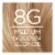 L'Oreal Paris Excellence Permanent Hair Color with Triple Care Protection 8G Medium Golden Blonde Perspective: back