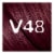 L'Oreal Feria Shimmering V48 Violet Vixen Hair Dye Kit Perspective: back