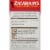 Zatarain's® Scampi Pasta Dinner Mix Perspective: back
