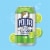 Polar Lime Flavored Seltzer Water Cans Perspective: back