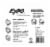 Expo® Non Toxic Chisel Tip Dry-erase Markers Perspective: back