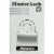 Master Lock P323 1-1/8 In. W. Steel Pin Tumbler Keyed Alike Padlock 7KA P323 Perspective: back