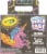 Crayola Glitter Scintillants Washable Sidewalk Chalk Perspective: back