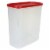Rubbermaid® Modular Canisters, Food Storage Container, 21 Cup, Racer Red Perspective: back