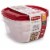 Rubbermaid® EasyFindLids™ Food Storage Container, 4-Piece Set, Red Perspective: back