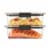 Rubbermaid® Brilliance™ 3.2-Cup Medium Food Storage Containers - Clear Perspective: back