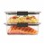 Rubbermaid® Brilliance™ 3.2-Cup Medium Food Storage Containers - Clear Perspective: back