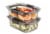Rubbermaid® Brilliance™ 3.2-Cup Glass Food Storage Containers Perspective: back