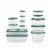 Rubbermaid® easyfindlids™ w / 3 Vented Lids 26 Pc Perspective: back