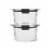 Rubbermaid® Brilliance™ Round Food Storage Containers - Clear Perspective: back