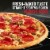DiGiorno Classic Thin Crust Four Meat Pizza Perspective: back