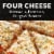 DIGIORNO Four Cheese Frozen Pizza on a Croissant Crust Perspective: back