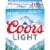 Coors Light American Light Lager Beer Perspective: back