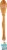 Harris Teeter™ Bambo Back Brush Perspective: back