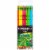 Ticonderoga 13018 Pencils Thumb Grip Fine Multicolor Wood 1 Unit 18 Count Neon Perspective: back