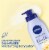 NIVEA Vanilla and Almond Oil Infused Body Lotion - Pump Bottle Perspective: back