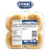Naked Bread® Organic Hamburger Buns Perspective: back