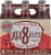 Ale-8-One® Zero Sugar Cherry Soda Bottles Perspective: back