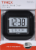 Timex Atomic Digital Wall Clock with Indoor Temperature - Black Perspective: back