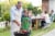 Design Imports CAMZ10179 Football Field Child Apron Perspective: back