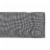 Dii Black & White 2-Tone Ribbed Table Runner Perspective: back