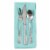 Design Imports CAMZ12285 DII Solid Napkin, Light Aqua - Set of 6 Perspective: back