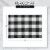 DII Grass Green Stripes With Fringe Placemat (Set of 6) Perspective: back