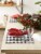 DII Christmas Buffalo Check With Embroidery Placemat (Set of 6) Perspective: back