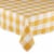 Design Imports CAMZ12413 60 x 84 in. Honey Gold Buffalo Check Tablecloth Perspective: back